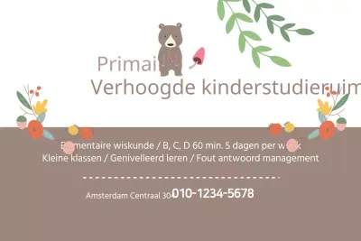 Verhoogde studieruimte voor kinderen