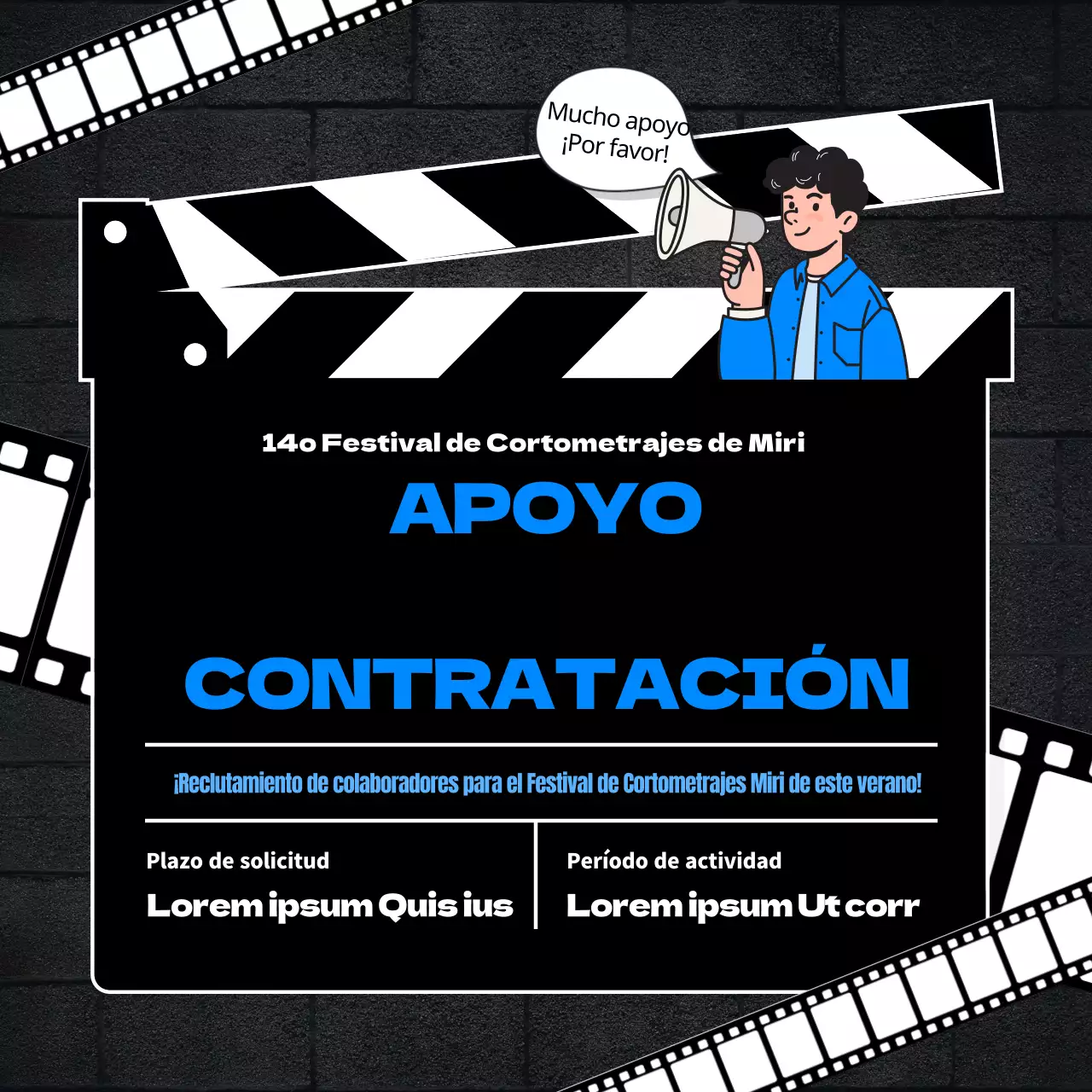 Convocatoria de apoyos para el festival de cine Blue Film Concept