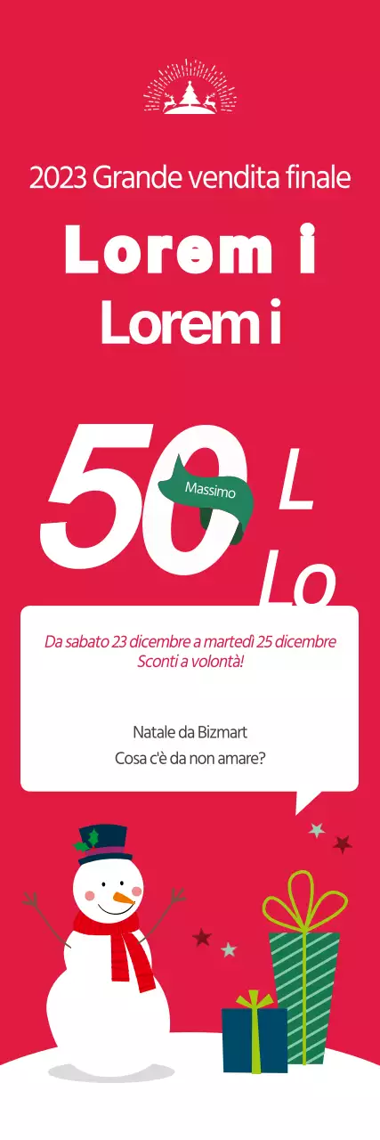 Grande vendita invernale