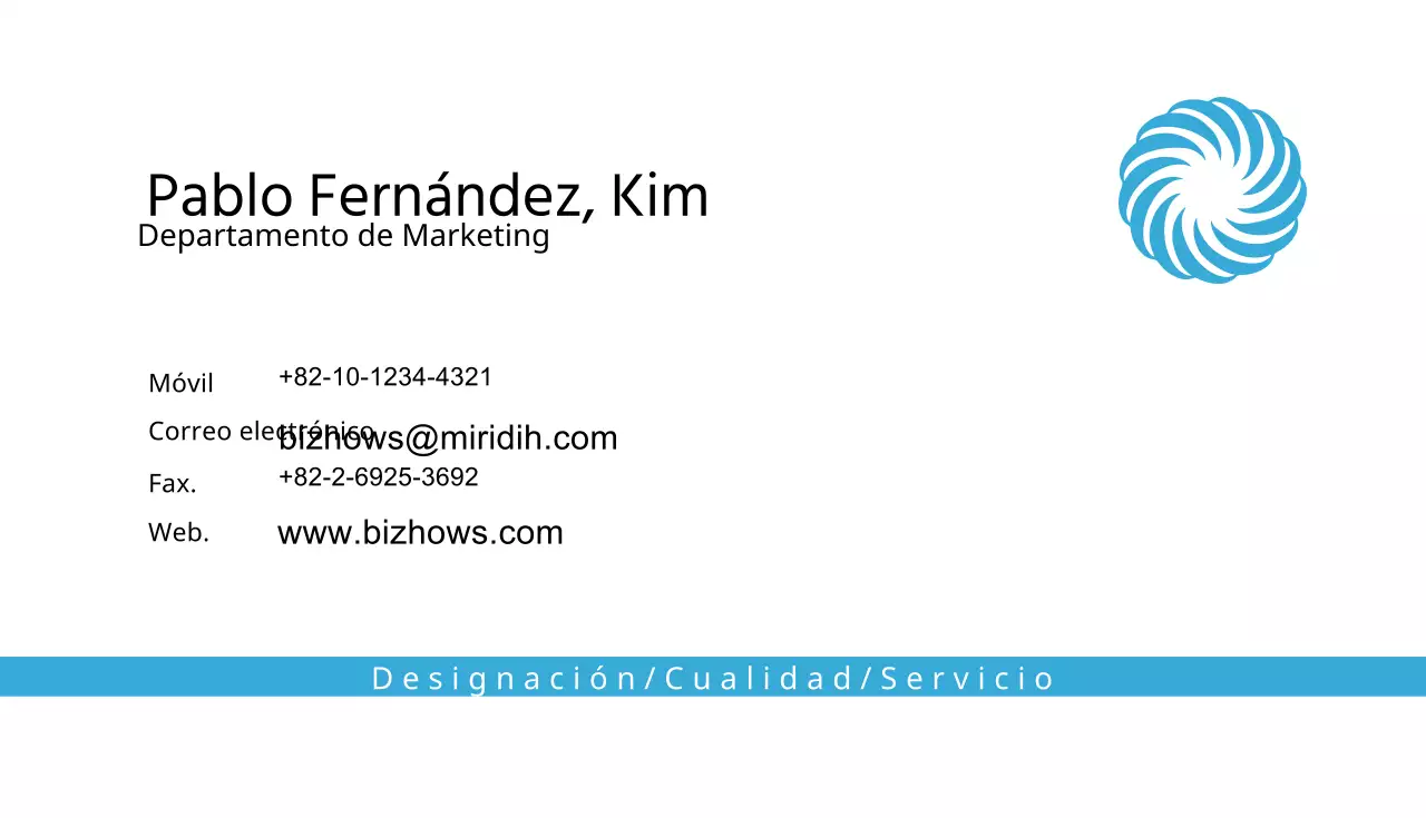 Tarjetas de visita de empresa