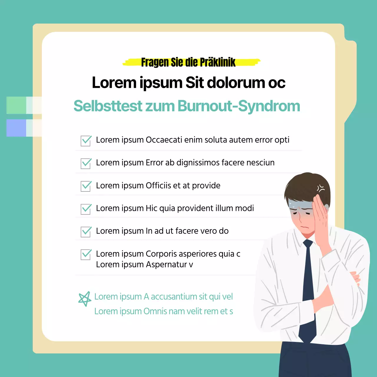 Selbsttest zum Burnout-Syndrom nach Mintz-Thorne Inhalt