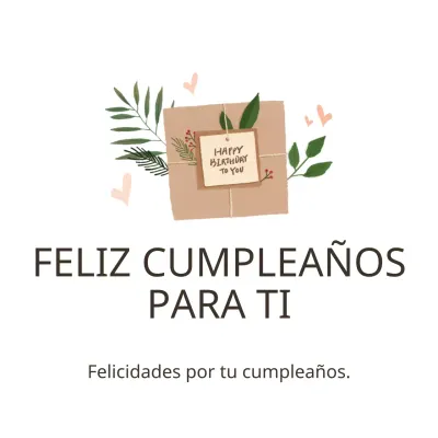 Feliz Cumpleaños