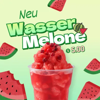Sommerlicher Wassermelonensaft
