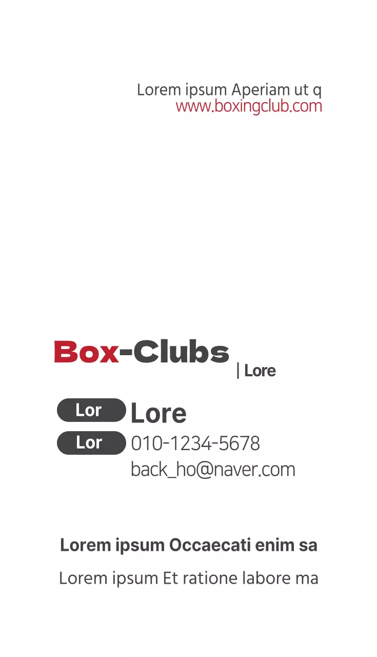 Box-Clubs