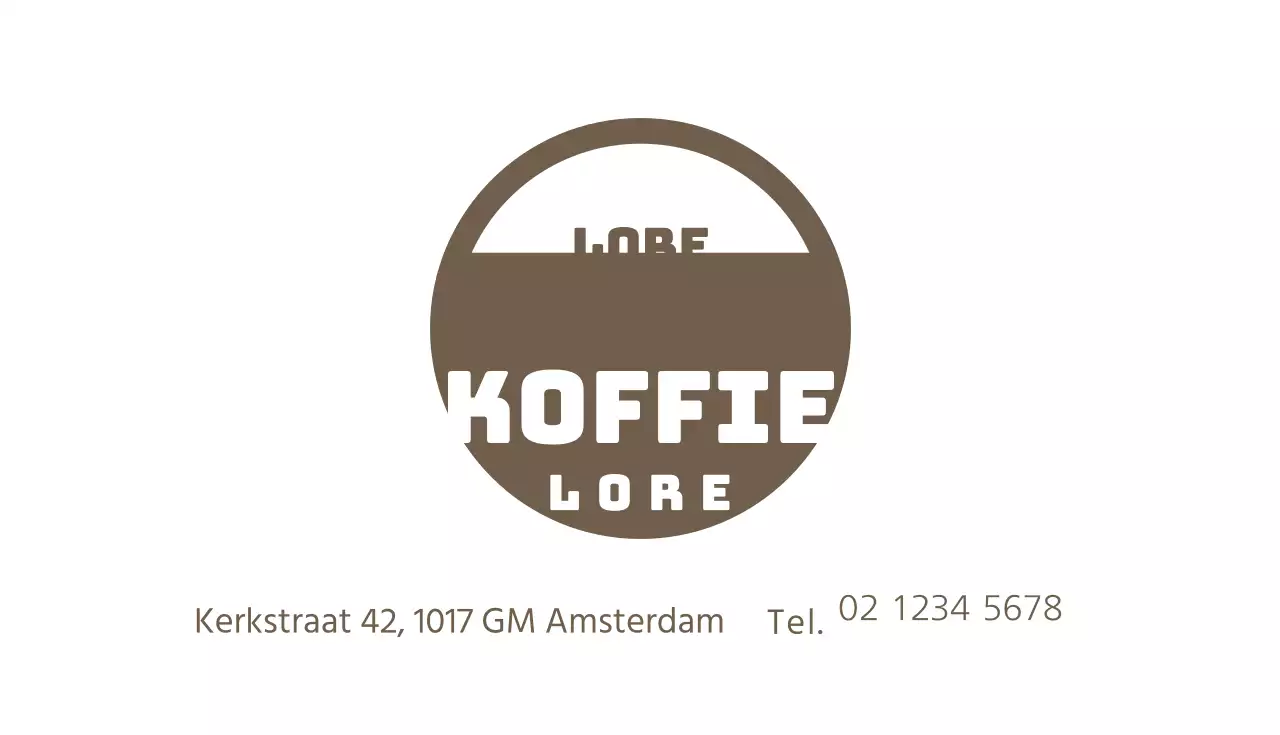 Het is koffie