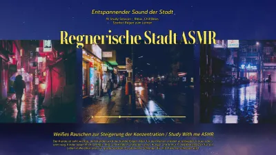 Cyberpunk regnerischen weißen Lärm Wiedergabeliste Abdeckung in blau und gelb