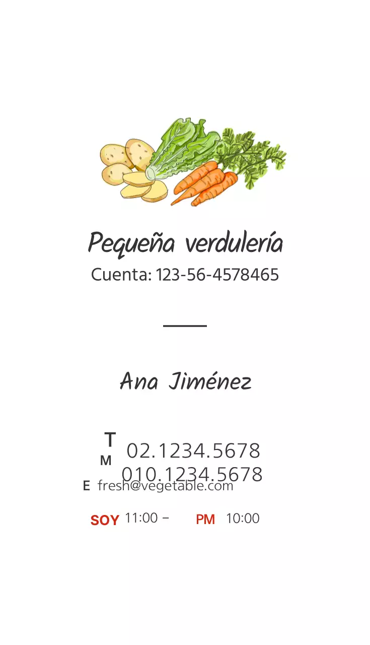 Pequeña verdulería