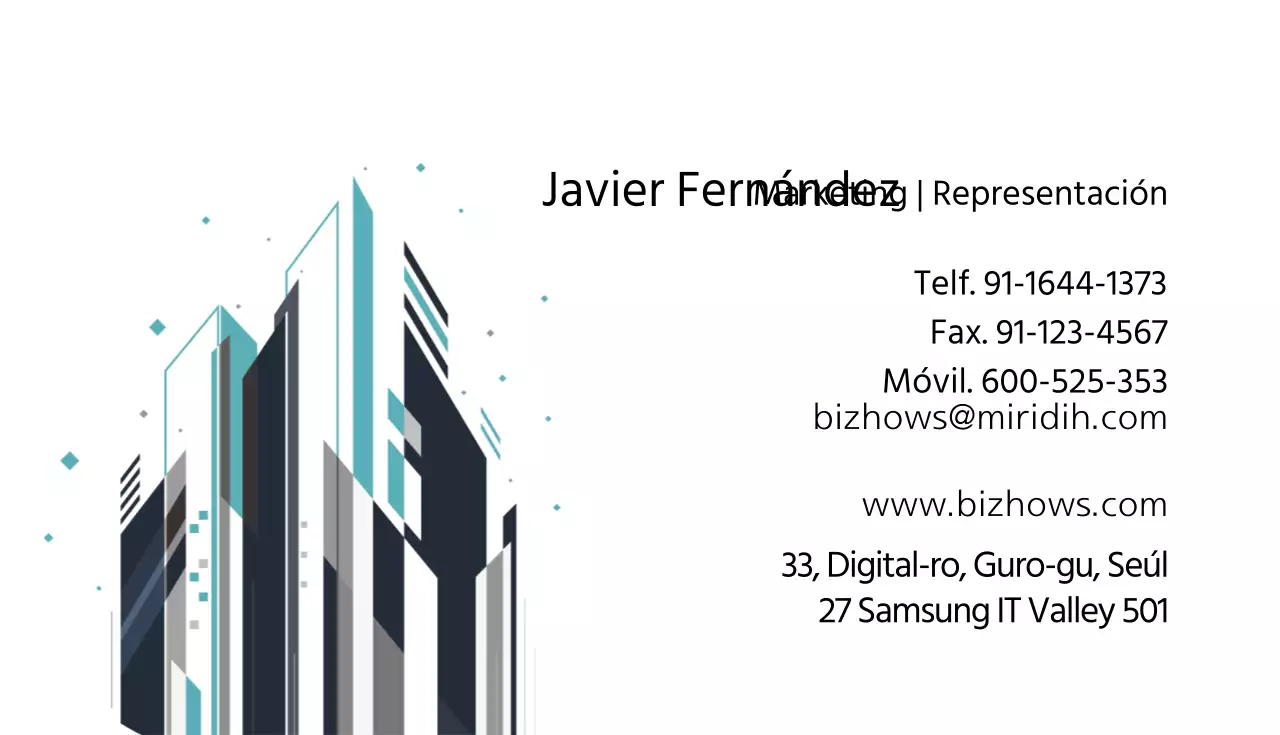 Tarjetas de visita de empresa