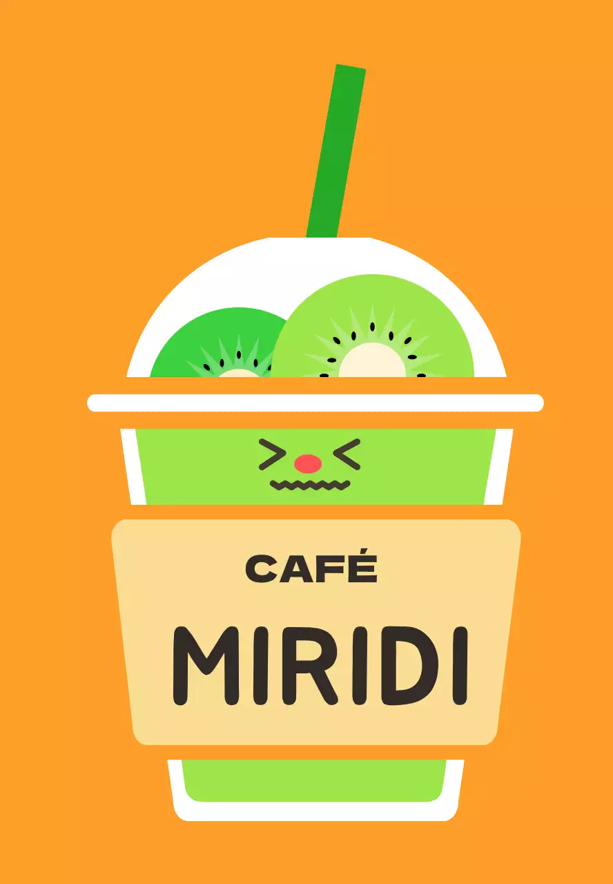 Porta-chaves acrílico para café com cubos de gelo de sumo de kiwi verde-limão
