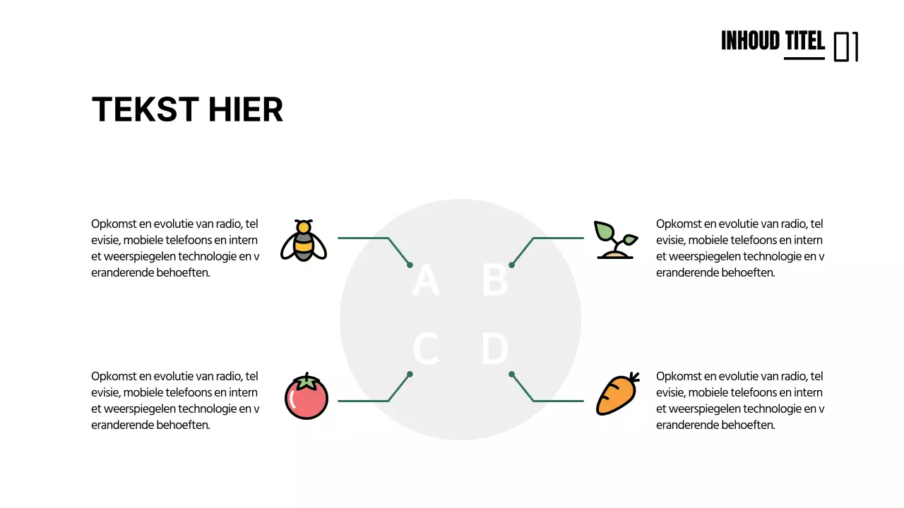 Leuke conceptagenda in groen