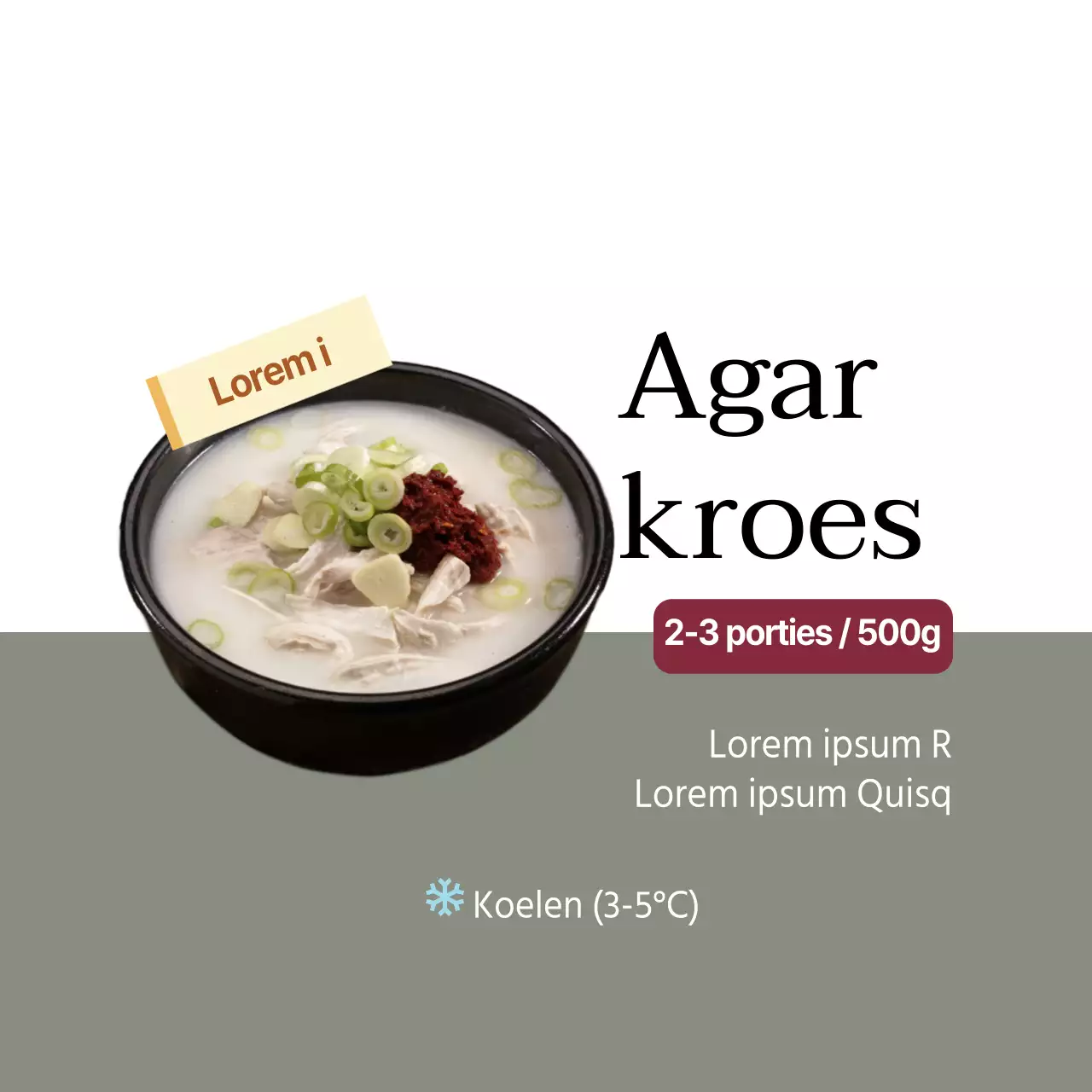 Agar kroes