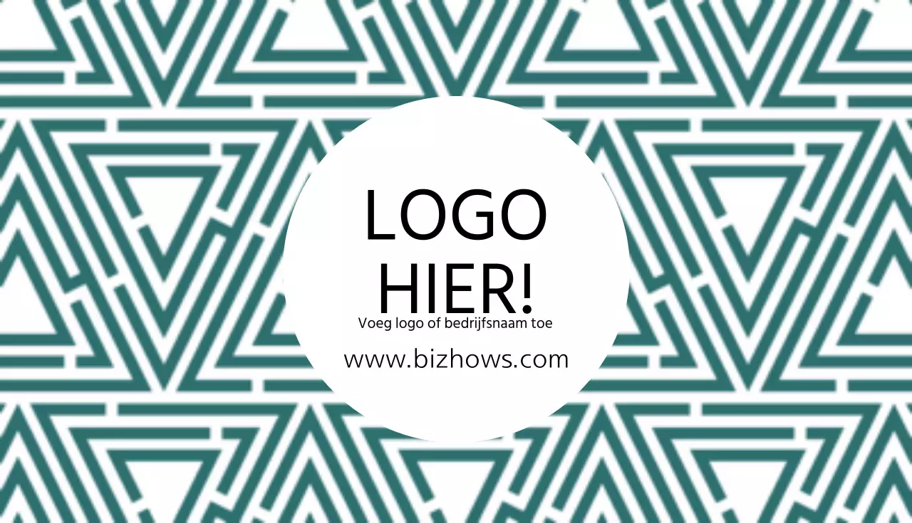 Eenvoudig visitekaartje