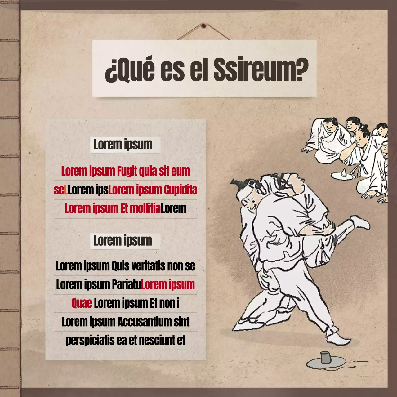 Diseño clásico con un fondo de libro tradicional de color marrón Diseño clásico con un fondo de libro tradicional de color marrón Costumbres del Año Nuevo Chino Tarjeta de lucha Noticias