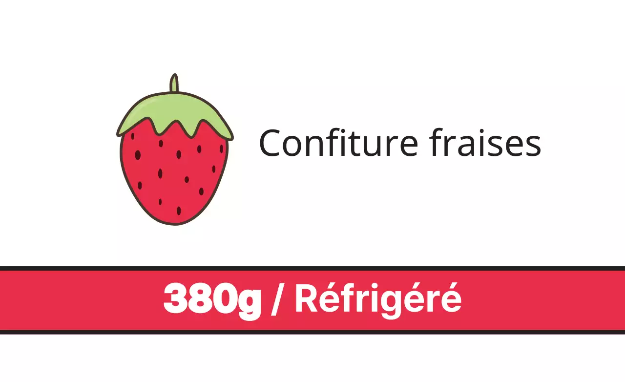 Confiture de fraises