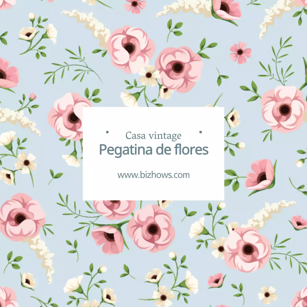 PEGATINA DE FLORES