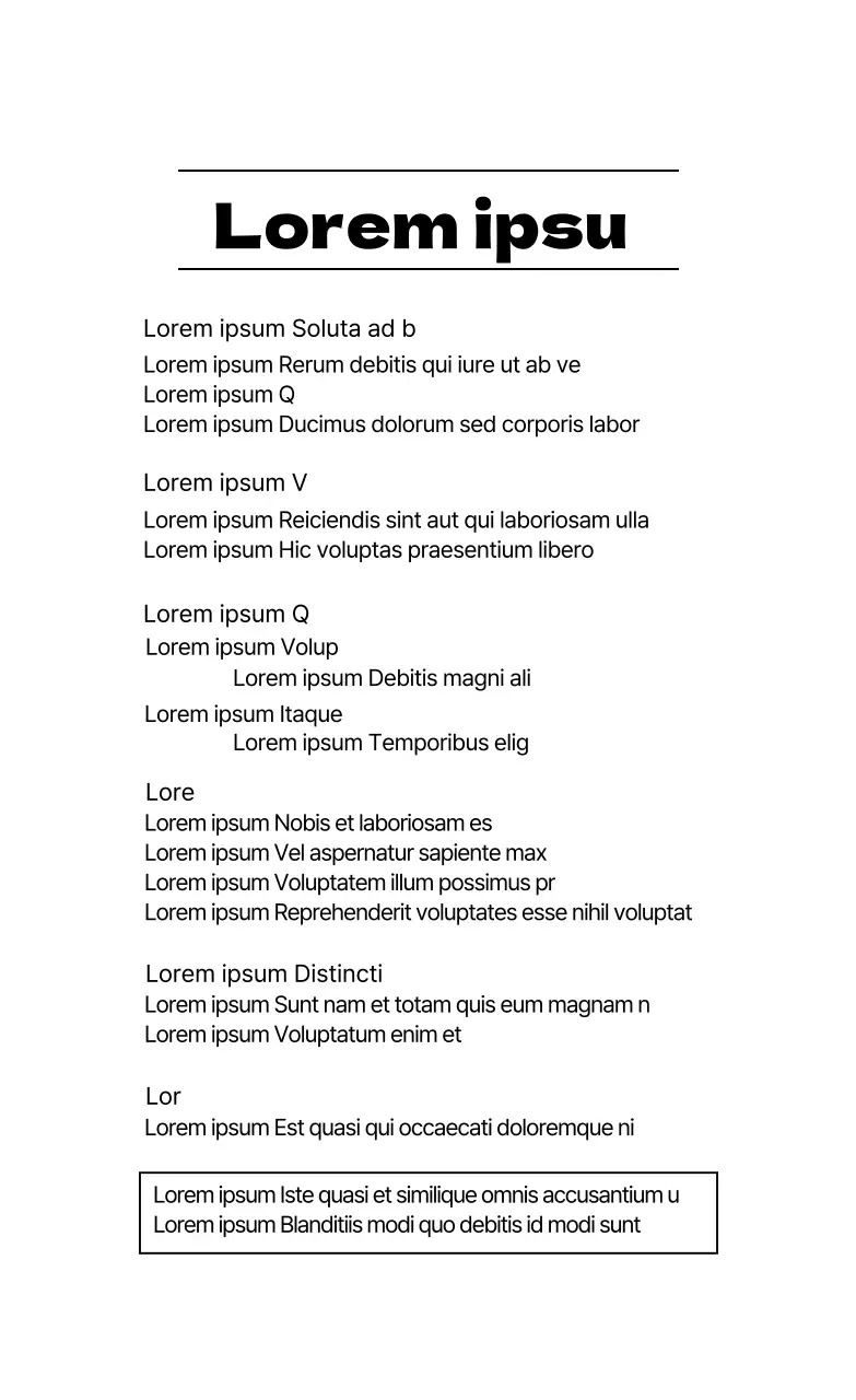 Étiquette alimentaire simple à ligne blanche