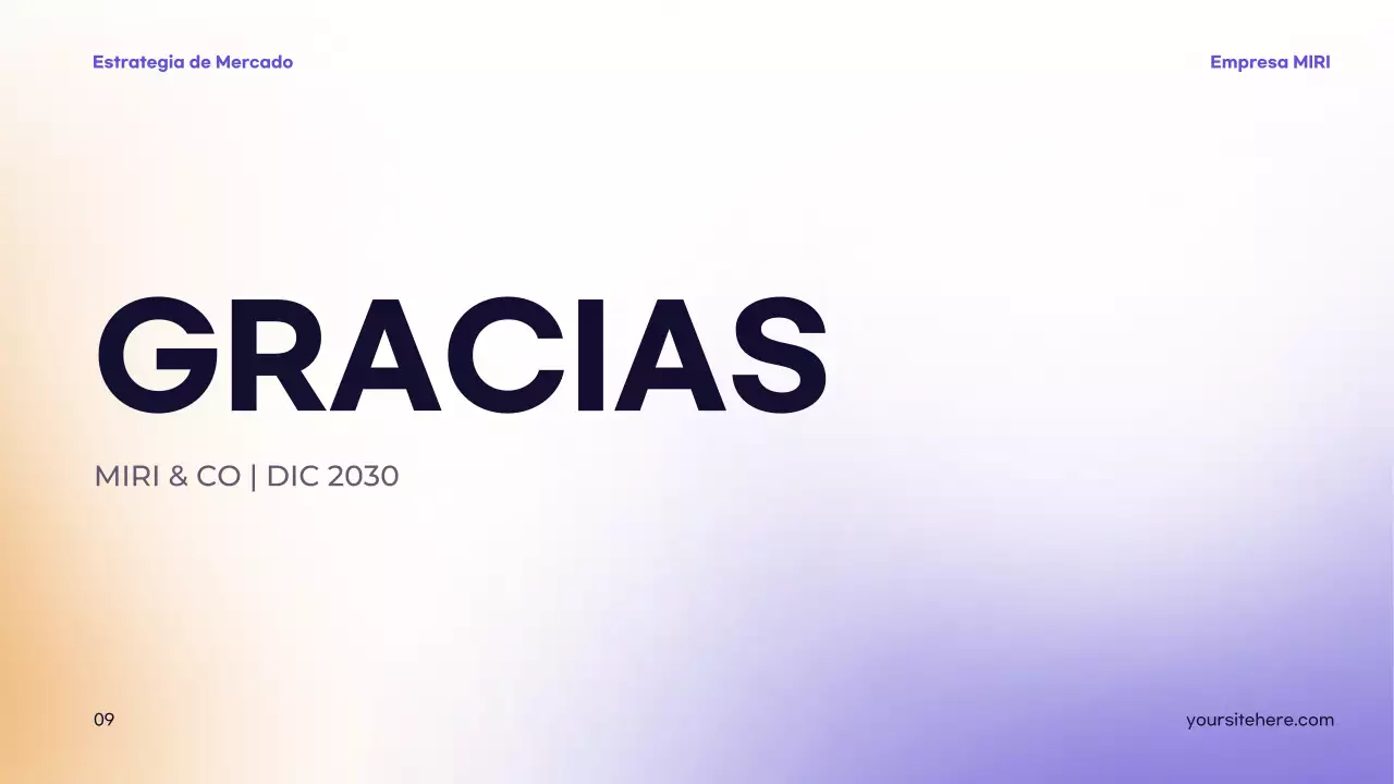 presentación de la estrategia moderna púrpura