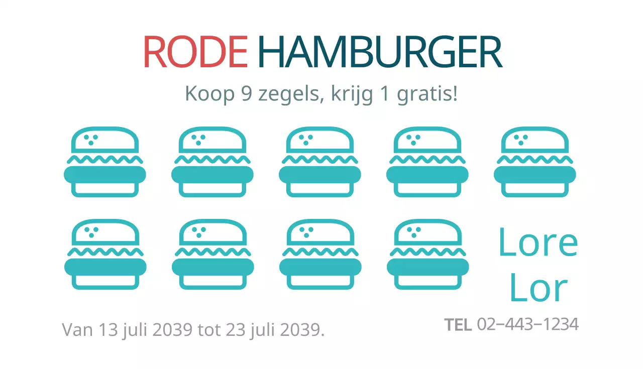 Rode hamburger