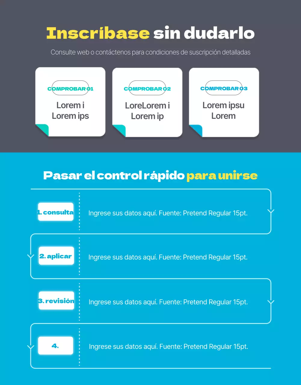 Presentamos un seguro de dependencia turquesa y limpio