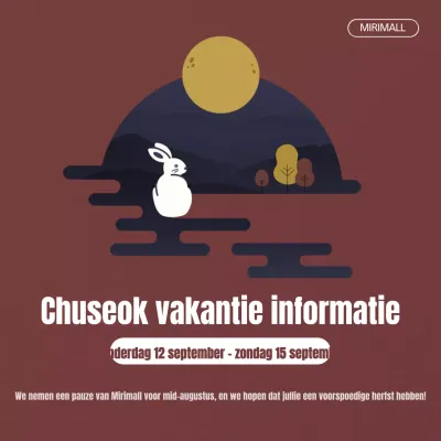 Chuseok Vakantie Informatie