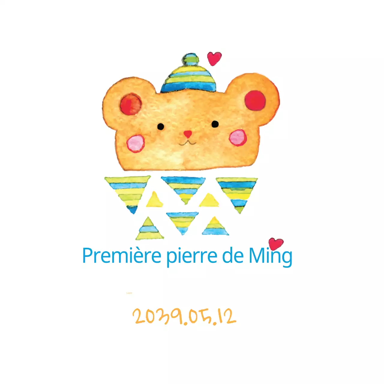 Première pierre de Ming