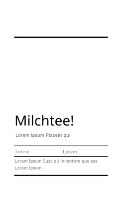 weiße Linie einfaches Lebensmitteletikett