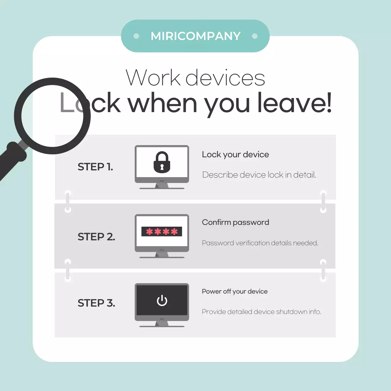 Mint Simple security tips