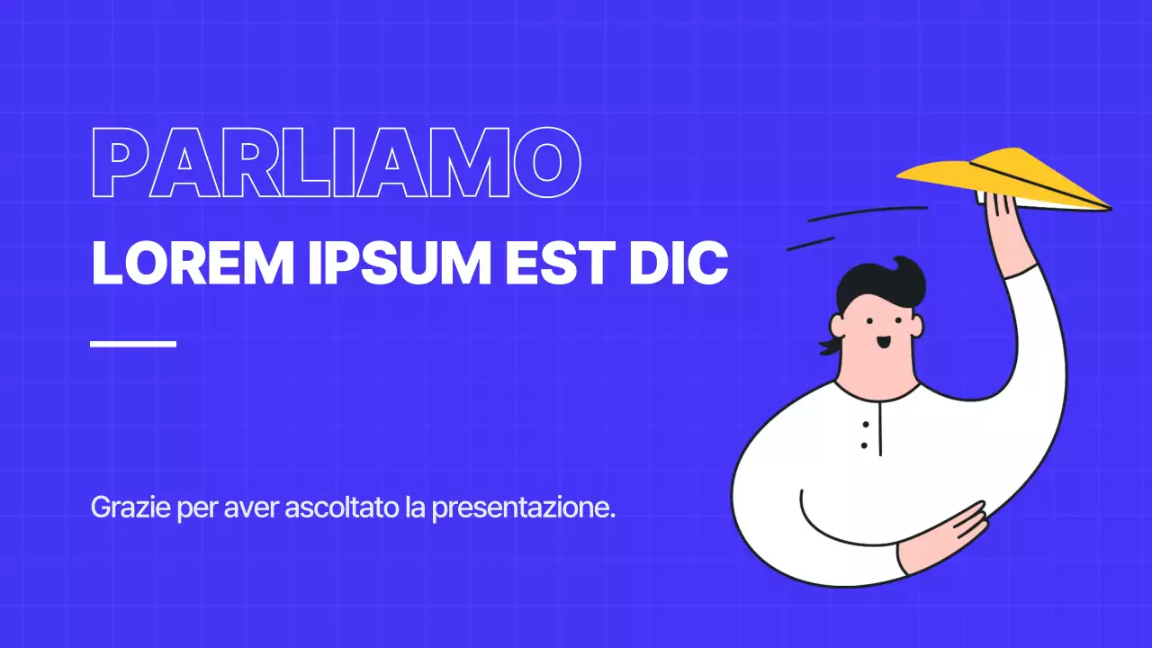 Tema illustrato di educazione economica giovanile in blu e arancione