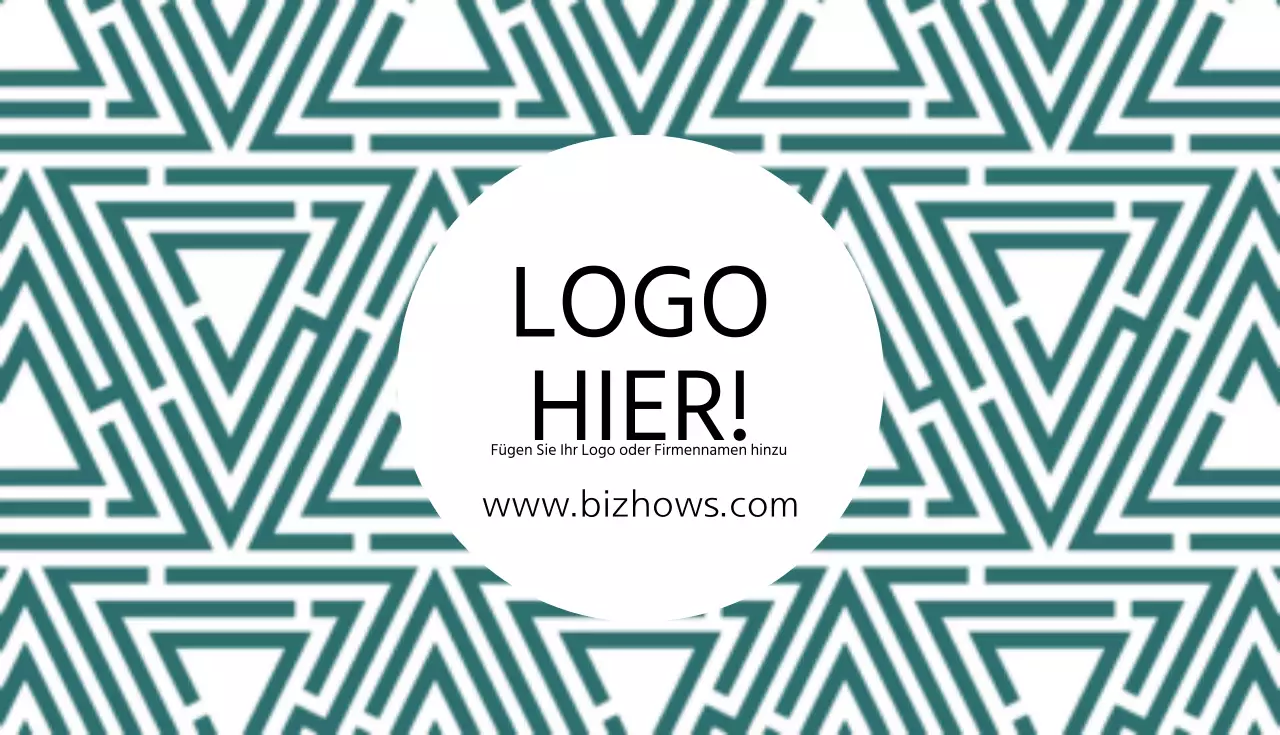 Einfache Visitenkarte