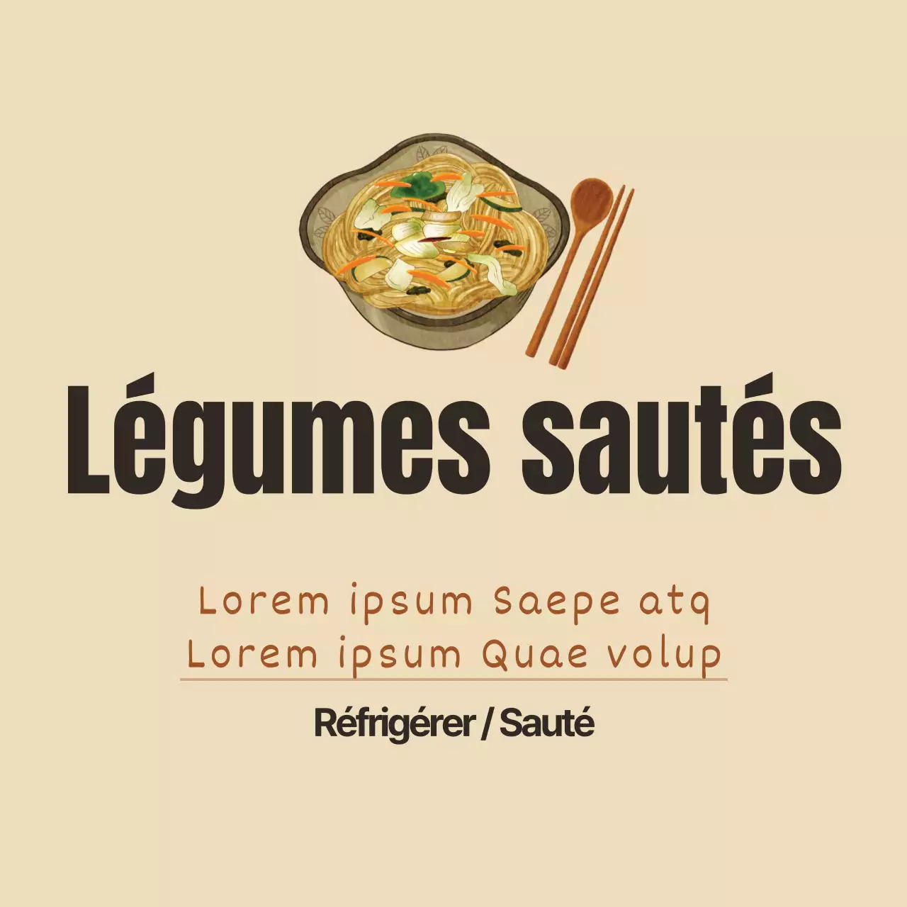 Légumes sautés