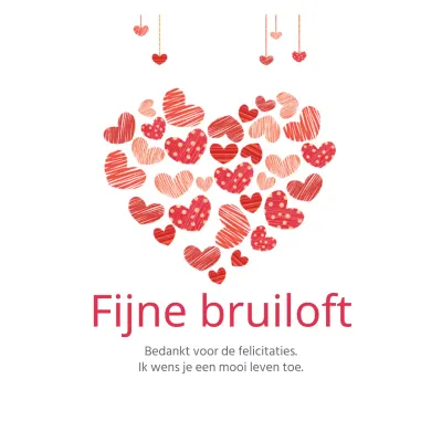 Fijne bruiloft