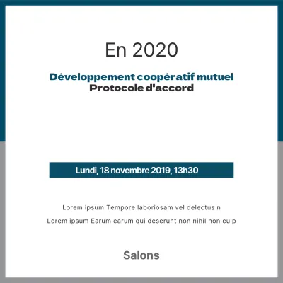 Cérémonie d'accord commercial_bannière carrée