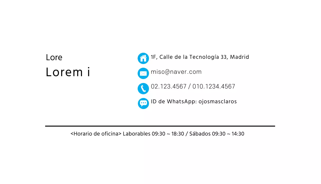 azul ilustración logotipo simple hospital oftalmología