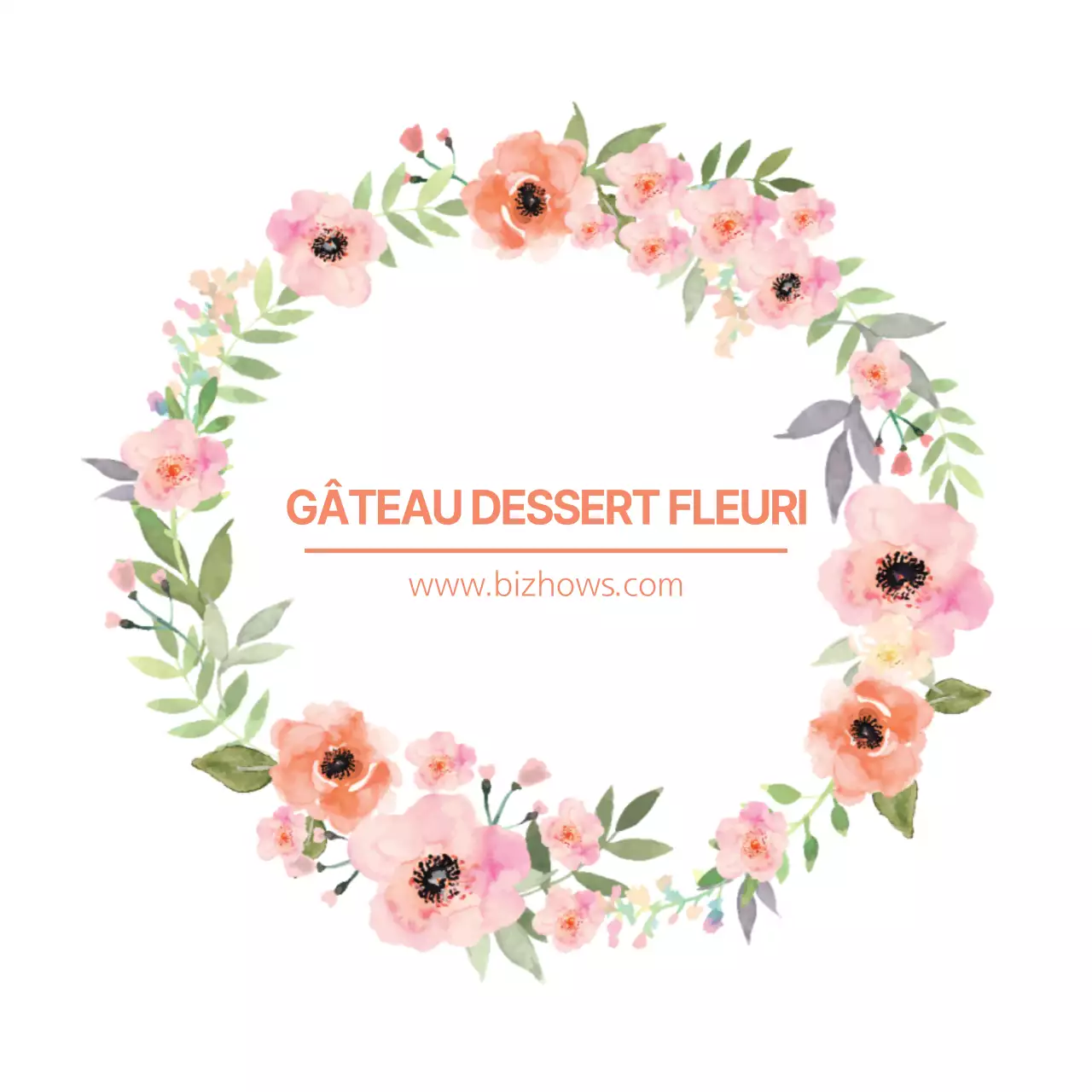 GÂTEAU AUX FLEURS