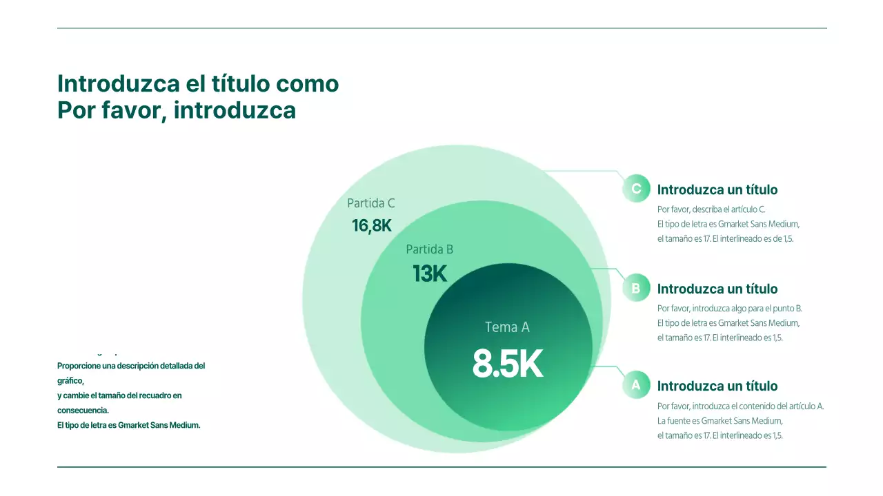 Diagrama de Venn con gradiente verde