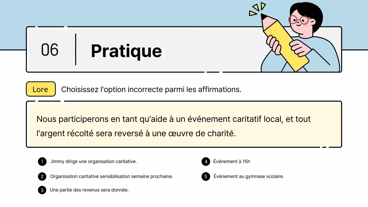 Mignon personnage éducatif en bleu clair