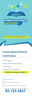 Cours d'été d'anglais pour le secondaire