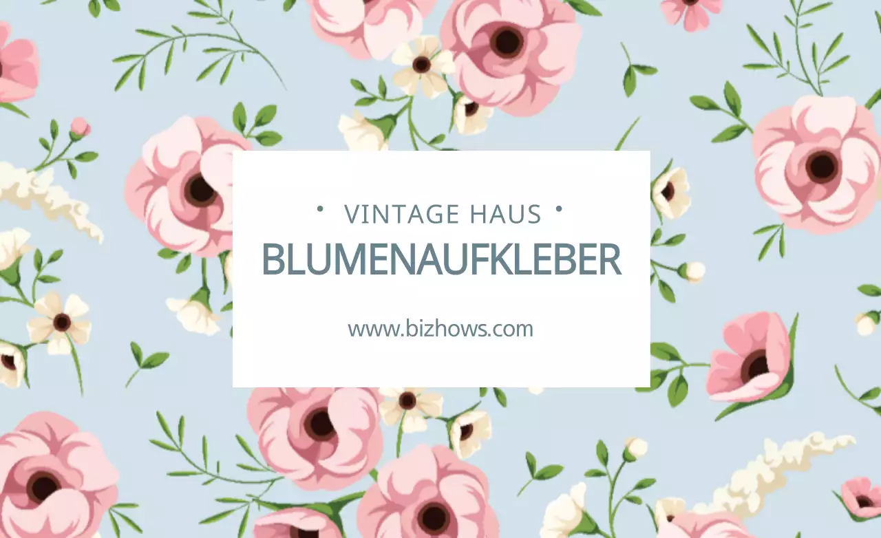 BLUMENAUFKLEBER