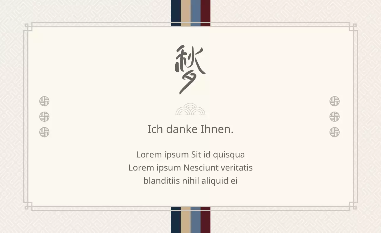 Ein hellgrauer, kuvertähnlicher Gruß zu Thanksgiving