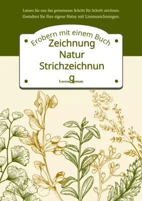 Über das Zeichnen ruhiger Naturlinien in Grün und Beige
