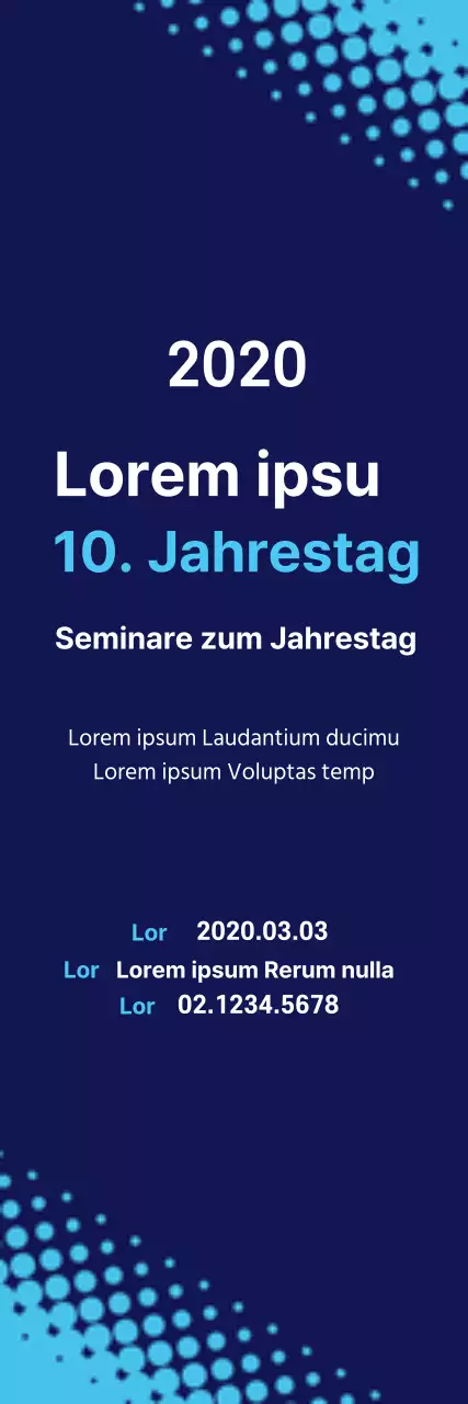 Über das Simple Style Seminar in Hellblau und Marineblau