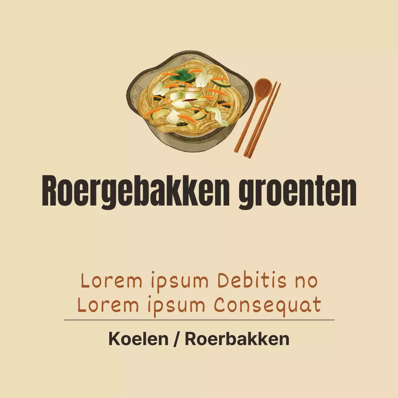 Roergebakken groenten