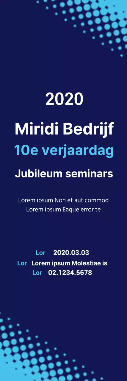 Over het Seminar Simple Style in lichtblauw en marineblauw