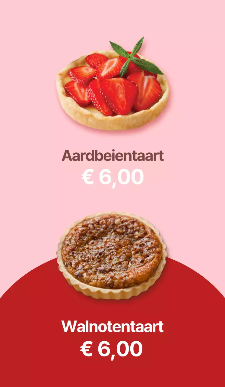 Promoot een pittige winkel met een strakke stijl die knalt met roze en rood