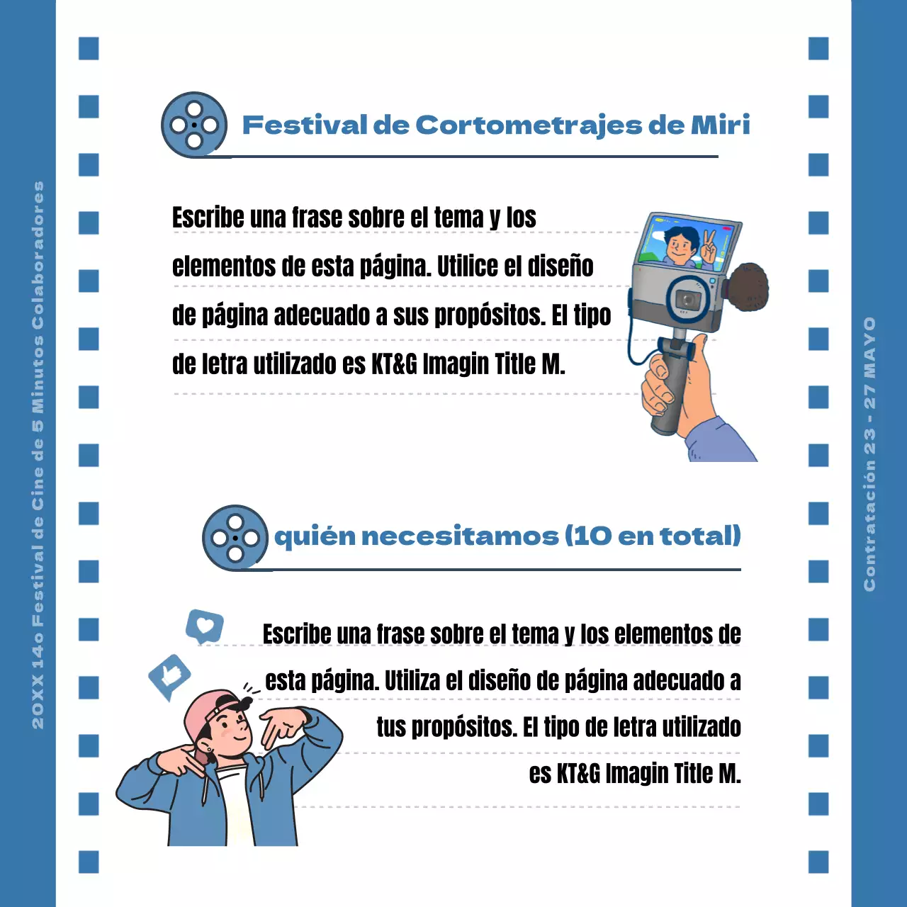 Convocatoria de apoyos para el festival de cine Blue Film Concept