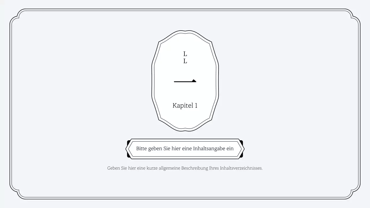 Einfaches Präsentationskit im orientalischen Stil