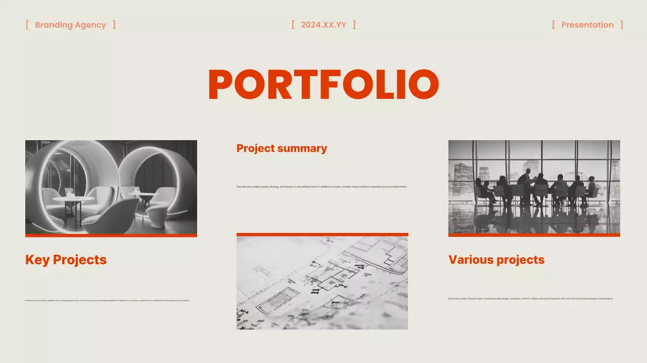 O briefing de uma agência de marcas laranja e chique