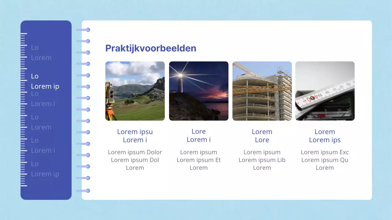 Kitscherige wiskunde leermiddelen in blauw