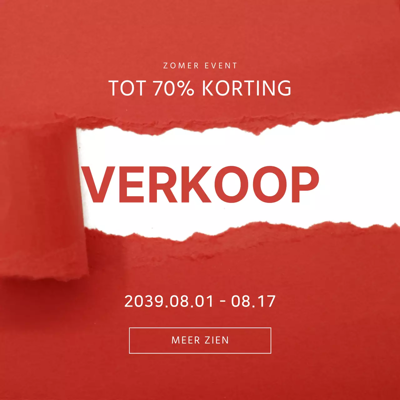 Verkoop evenementen