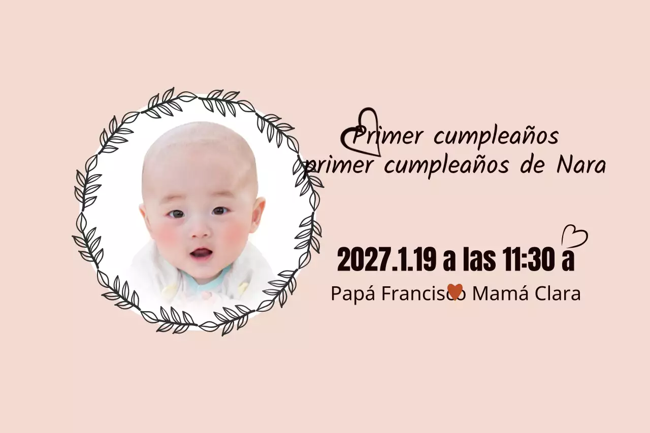 Primera fiesta de cumpleaños